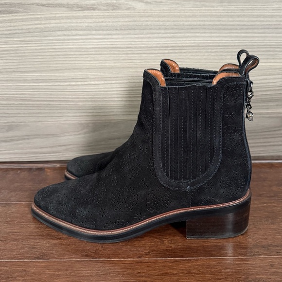 Coach Bowery Chelsea Boot with Cut Out Tea Rose-9 - Picture 7 of 9